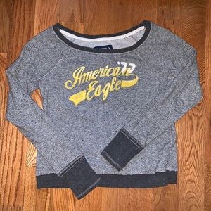 Slouchy grey sweatshirt